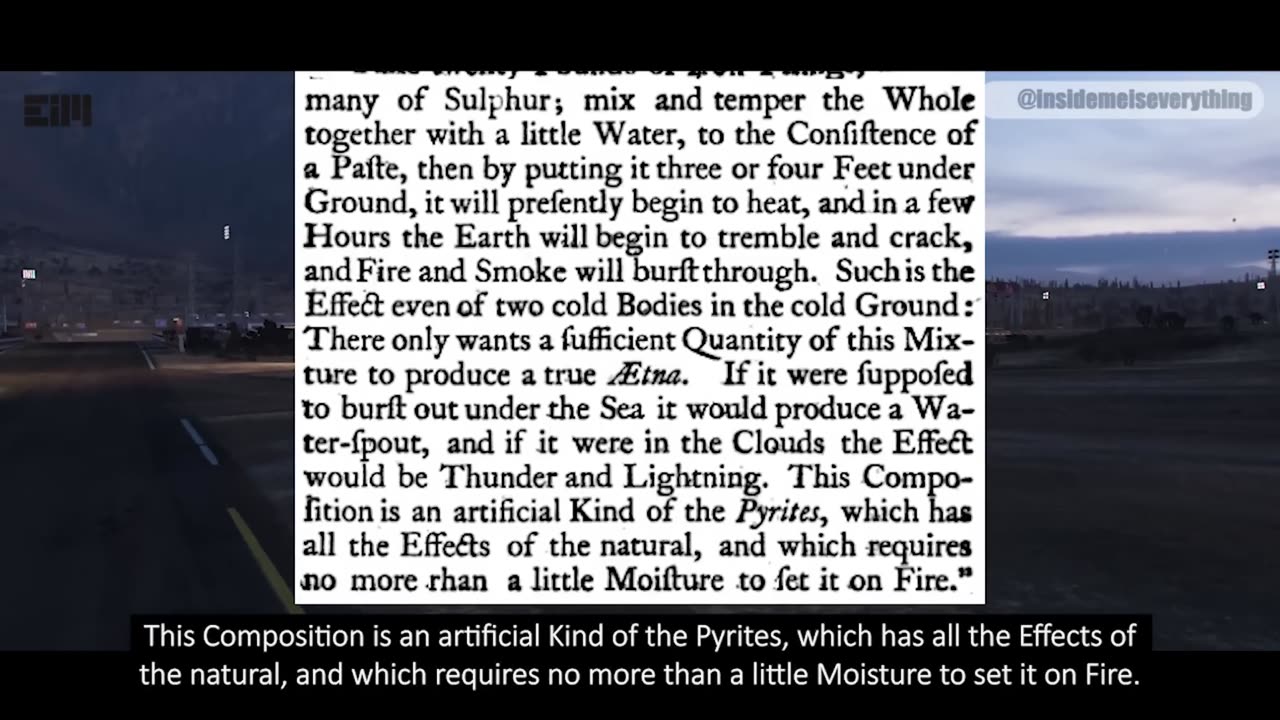 MADE IN THE 18TH CENTURY-AN ARTIFICIAL EARTHQUAKE