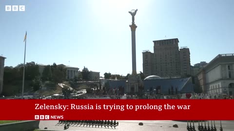 Russia says Ukraine launched drone attack on nuclear site as Kyiv marks independence day