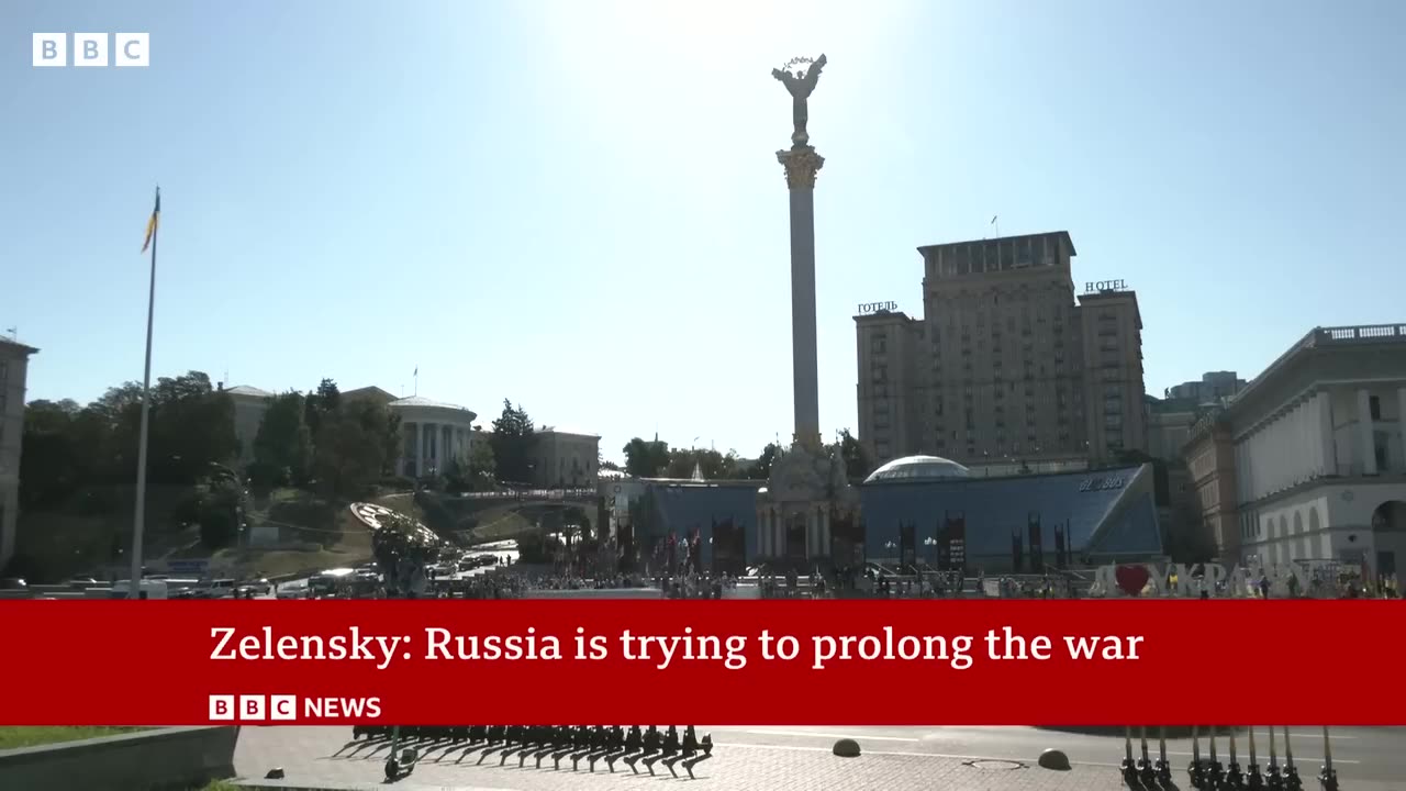 Russia says Ukraine launched drone attack on nuclear site as Kyiv marks independence day