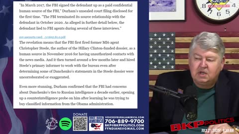 LIVESTREAM - 8:00am ET - Voice of Rural America with BKP