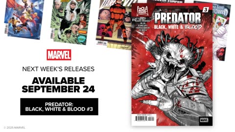 New Marvel Comics Sept 24 2025