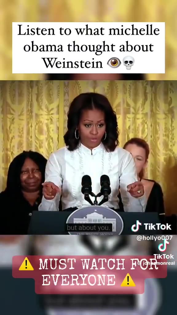 when Michelle Obama said that Harvey Weinstein is a "wonderful human being and a powerhouse