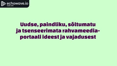 Rahvameediaportaali ideest ja vajadusest