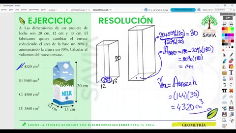 SAVIA REGULAR 2025 | Semana 14 | Geometría