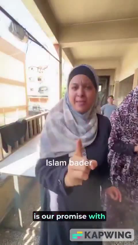 Gaza: Palestinian woman promise to repeat October 7 again and again