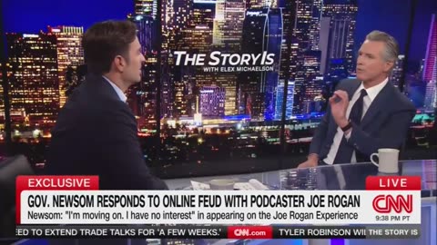 Gavin Newsom copes with getting snubbed by Joe Rogan: