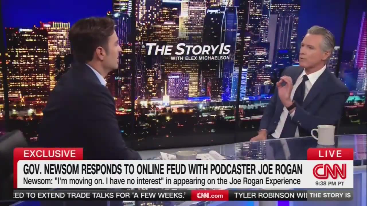 Gavin Newsom copes with getting snubbed by Joe Rogan: