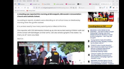 Shooter Opens Fire During Mass at Minneapolis K-8 Catholic School Leaving Multiple Victim