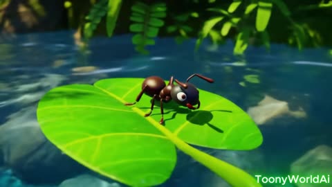 The Ant and the Dove | AI-Generated Moral Story | ToonyWorldAi