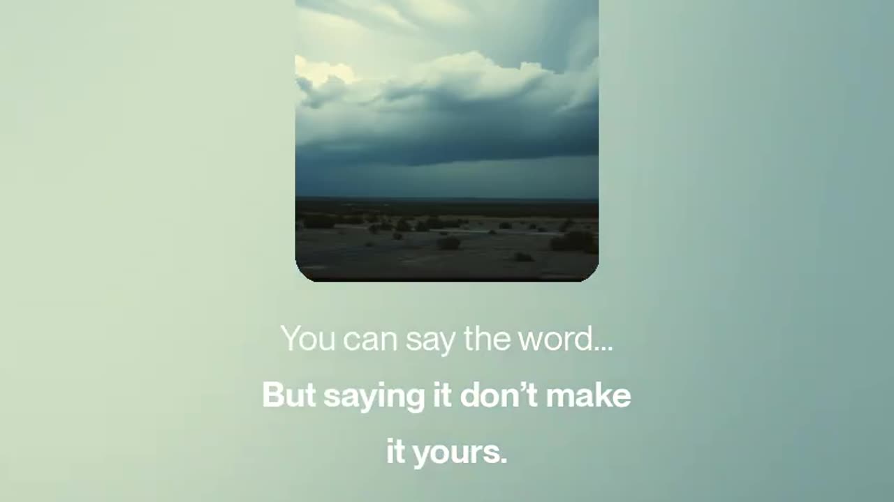 Knowing Ain't The Same