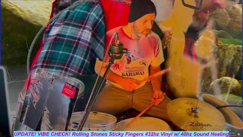 UPDATE! VIBE CHECK! The Rolling Stones Sticky Fingers 432hz Vinyl w/ 40hz Sound Healing