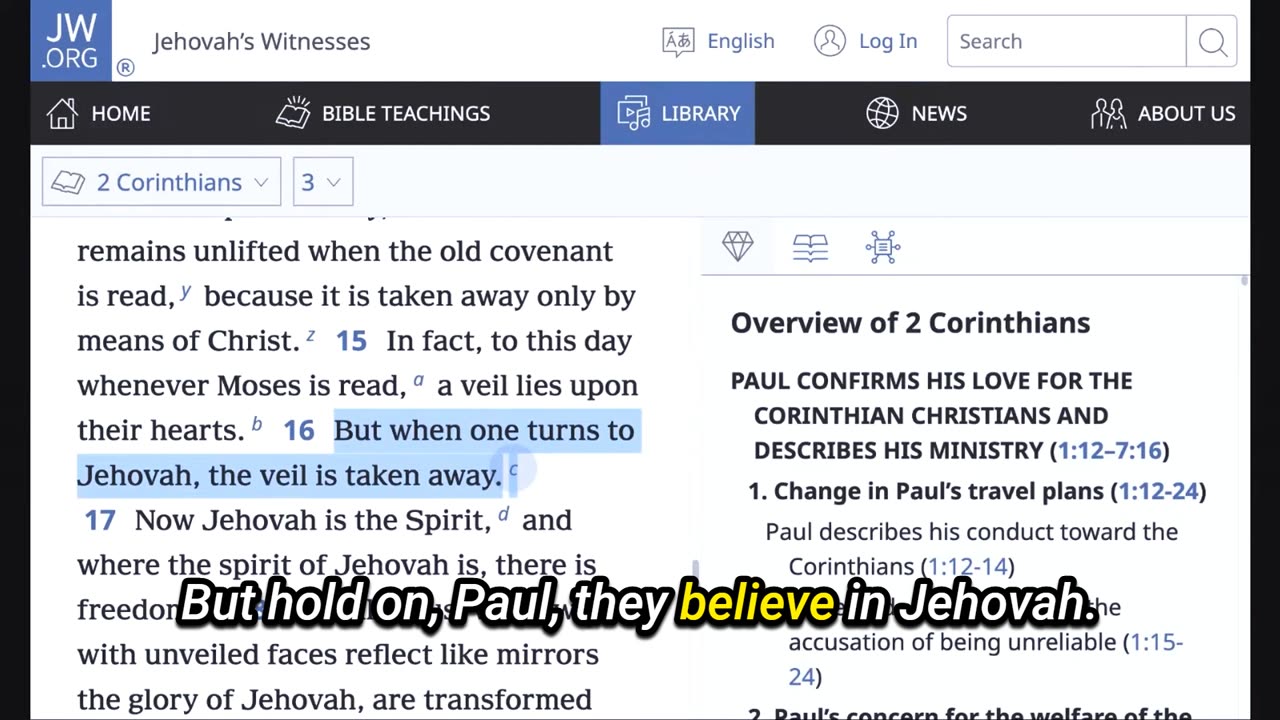 Jehovah's Witness REALIZES The TRUTH About The TRINITY
