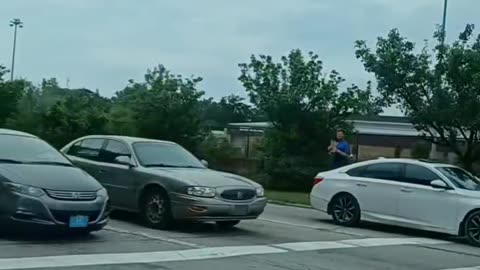 Beggars On Interstate 90 Warren Road Off-Ramp In Cleveland Ohio