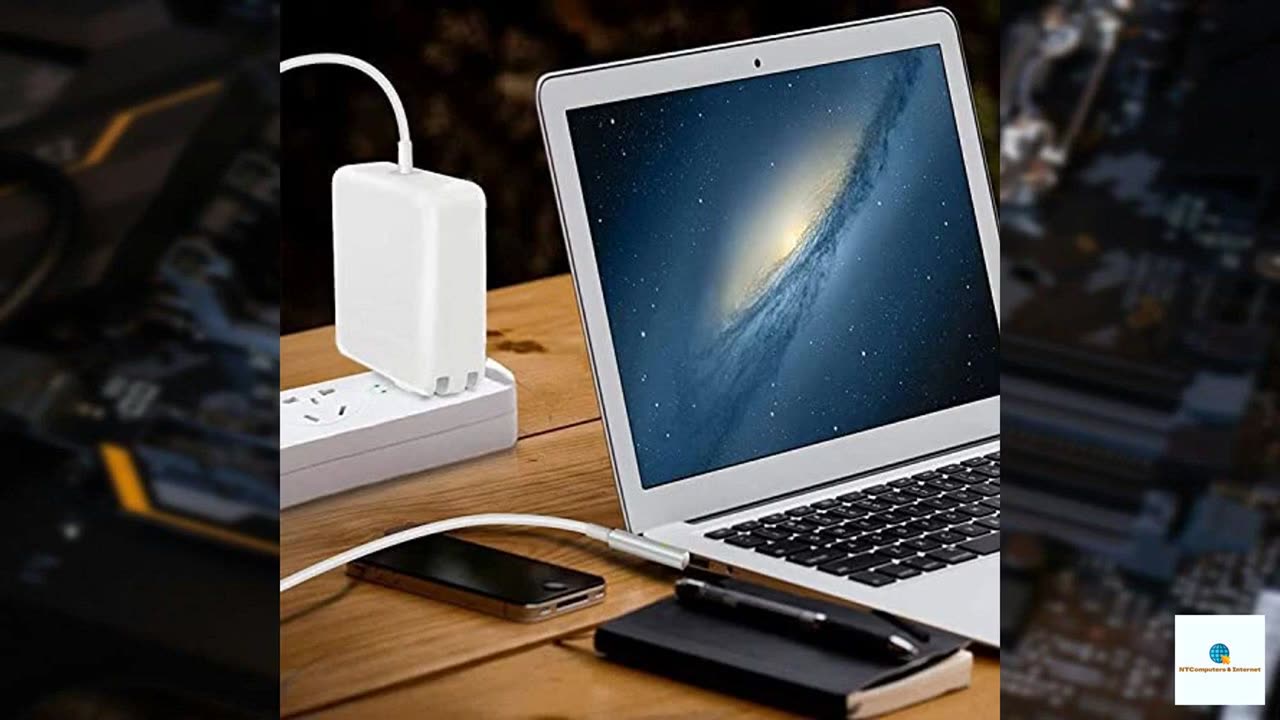 Mac Book Pro Charger,60W Power Adapter L-Tip Magnetic Connector Charger and Compatible wit