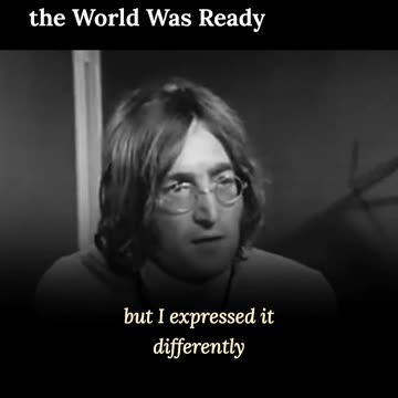 John Lennon could see through it all!