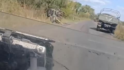 Temporarily Alive Russian Soldier Running the Gauntlet in Kursk