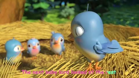 Five Little Birds 3 _ CoCoMelon Nursery Rhymes & Kids Songs