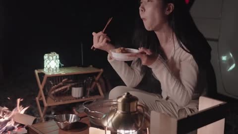 Solo Rain Camping Survival Adventure!