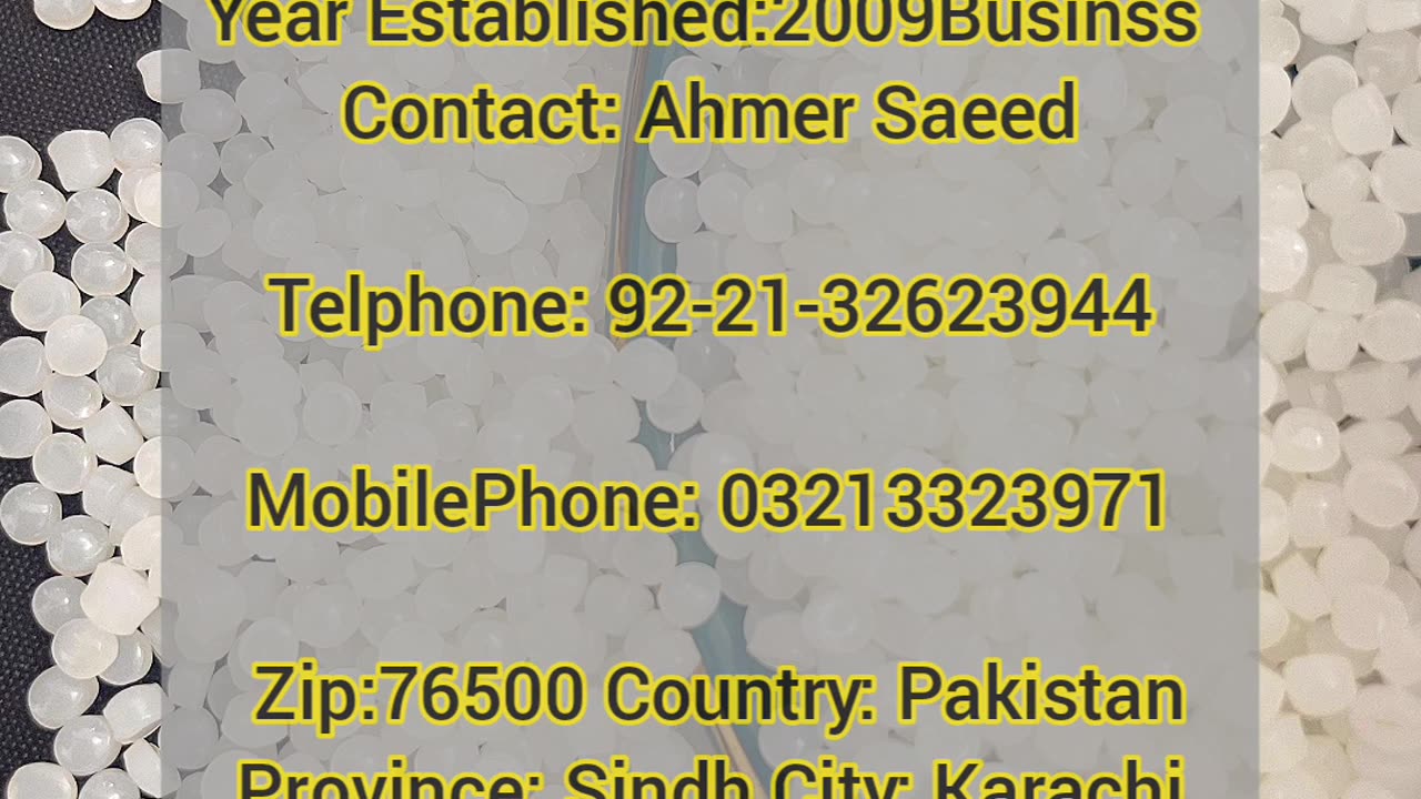 database of merchant of polyethylene-part4