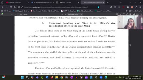 V 14 part 1 Robert Hur Classified Documents Report