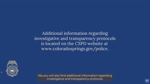 Colorado Springs CO Police OIS on August 22nd 2025