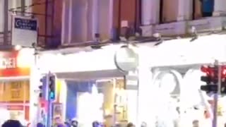 Dublin A car has been ploughed into centra on Dame street.