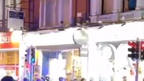 Dublin A car has been ploughed into centra on Dame street.