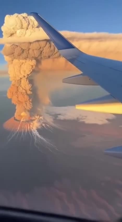 Stunning footage shows a dormant volcano erupting in Ethiopia,
