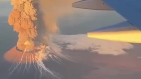 Stunning footage shows a dormant volcano erupting in Ethiopia,