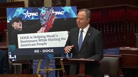 Schiff Takes To Senate Floor to Lay Out the Top 10 Ways Trump is Wrecking America