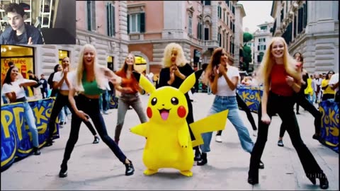 Outtake #3,013 Of Pikachu The Pokemon Dancing With Women In Rome, Italy Fake Funny Parody Video