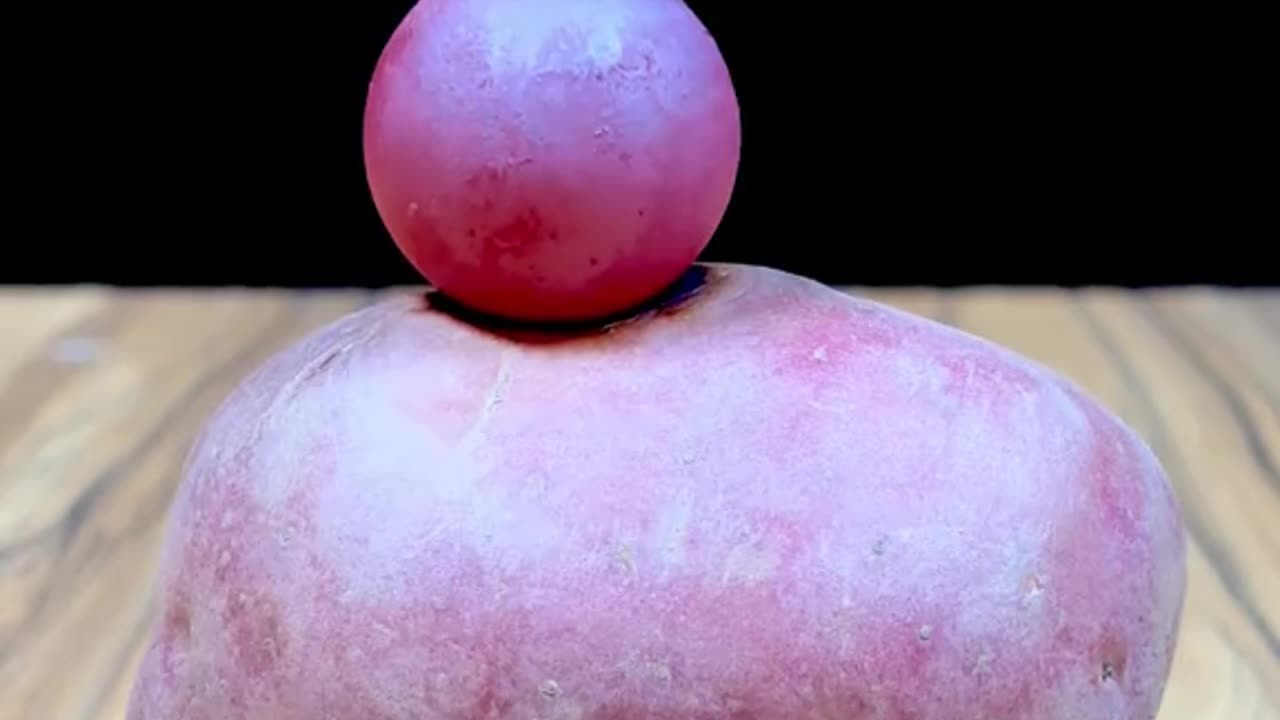 Red Hot fire ball on potato
