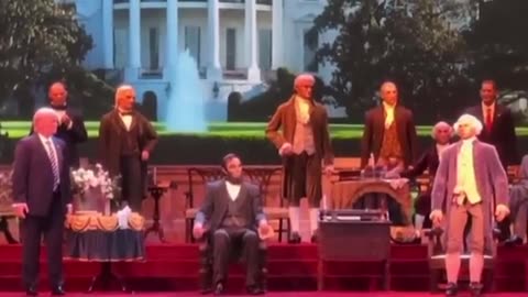 President Donald J. Trump reappears on Disney's "Hall of Presidents"
