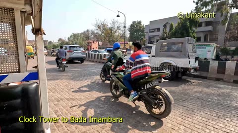 Lucknow Tour- Clock Tower to Bada Imambara by Auto Rickshaw- March 2024