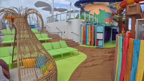 Discover Slides & Seating Areas at Star of the Seas Deck 16!