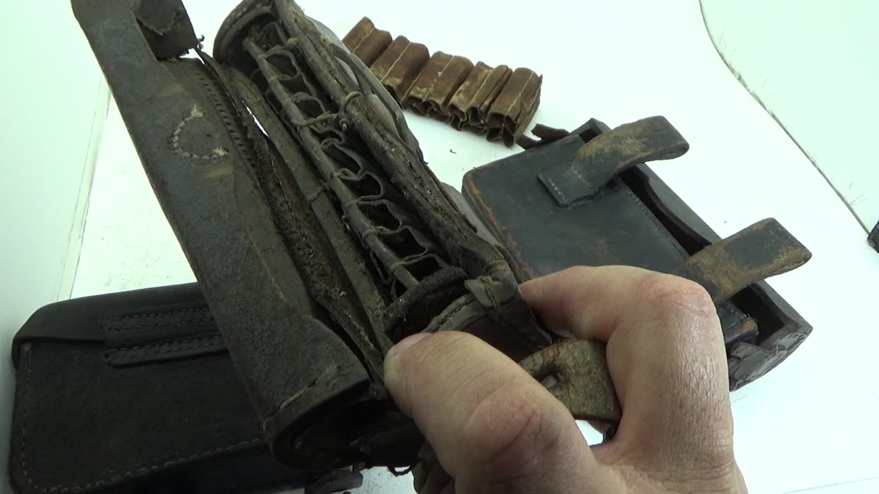 German Model 1874 Ammo Pouch Converted to an 1887 Model