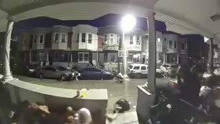 Three people were killed injured when individuals exchanged gunfire in Philadelphia, PA