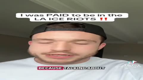 Paid LA Rioter Testimony