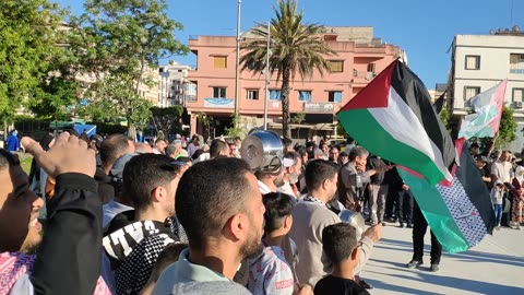 مسيرة الأواني للتنديد بالتجويع الممنهج على سكان غزة طنجة 11 05 2025 فلسطين ماشي للبيع