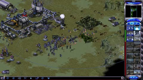Mental Omega 3.3.6 United States Vs China, Euro Alliance, Pacific Front, and Last Bastion Skirmish