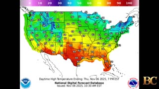 National Weather Forecast (November 6, 2025)