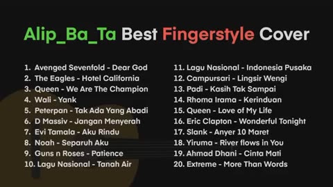 Alip_Ba_Ta best compilation fingerstyle cover