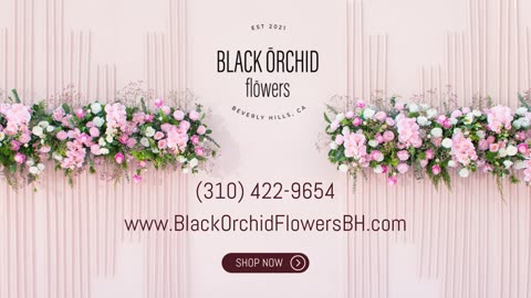 Baby shower flowers​​ * Call (310) 422-9654 | Black Orchid Flowers