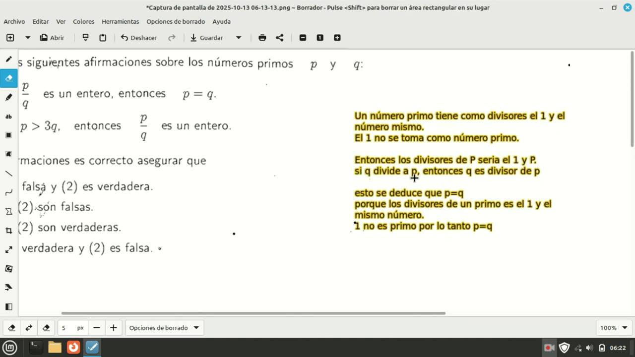 Question about prime numbers. Entrance exam