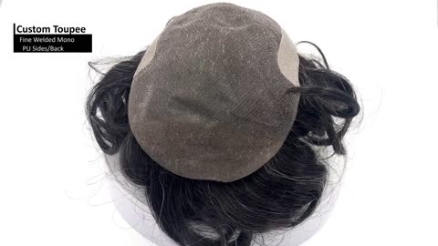Custom Men's Toupee – Natural Look, Perfect Fit, Confidence Restored