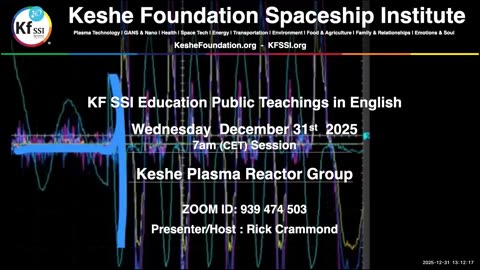 Keshe Plasma Reactor Group 2025-12-31-T1