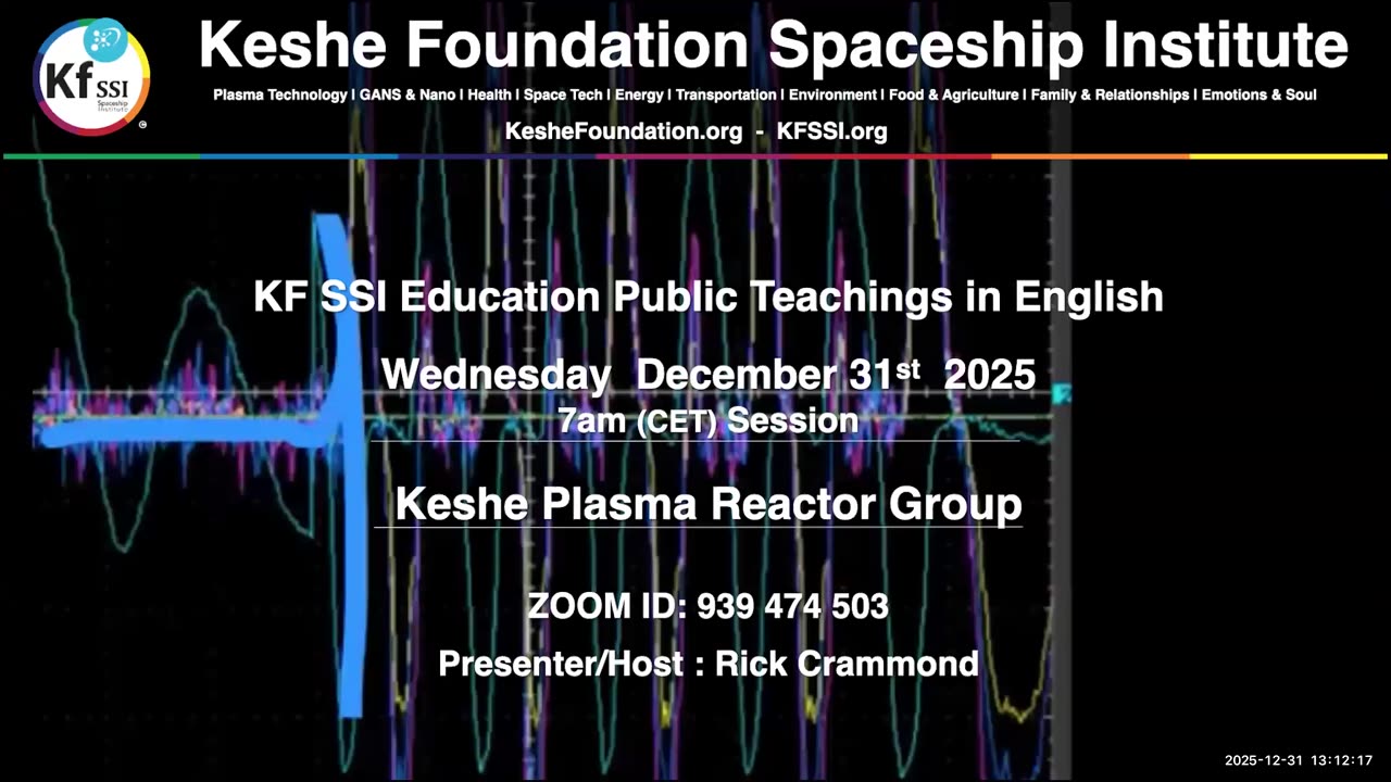 Keshe Plasma Reactor Group 2025-12-31-T1