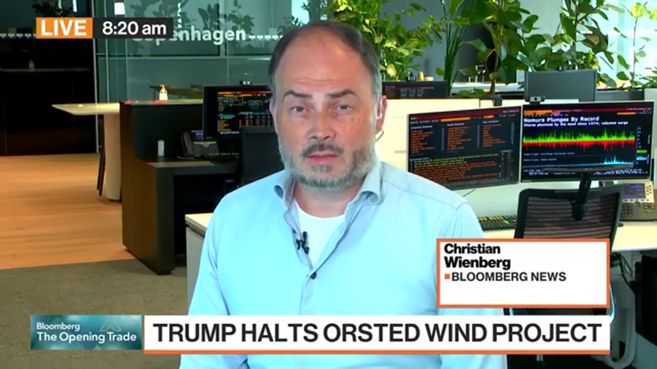 Trump Halts Wind Farm, Orsted Shares Plunge