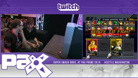 PAX Prime 2015 - Mew2King (Sheik, Marth) Vs. Leffen (Fox) - Grand Finals