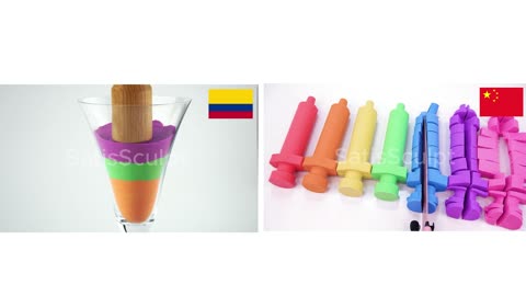 Symmetry of Nations 🇨🇴🇨🇳 — Pure 4K Visual ASMR • Dual Serenity • 動きの芸術